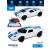Металлическая машинка Play Smart 1:64 «Ford GT» 6590D Автопарк, инерционная / Белый
