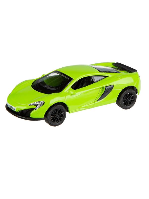 Металлическая машинка Play Smart 1:64 «Mclaren GT» 6590D Автопарк, инерционная / Зеленый