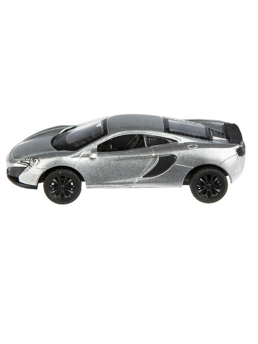 Металлическая машинка Play Smart 1:64 «Mclaren GT» 6590D Автопарк, инерционная / Серебристый