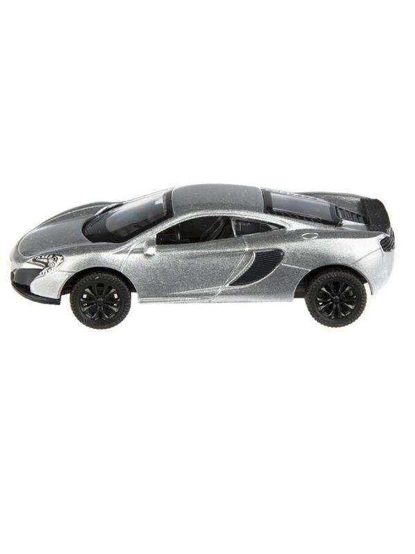 Металлическая машинка Play Smart 1:64 «Mclaren GT» 6590D Автопарк, инерционная / Серебристый