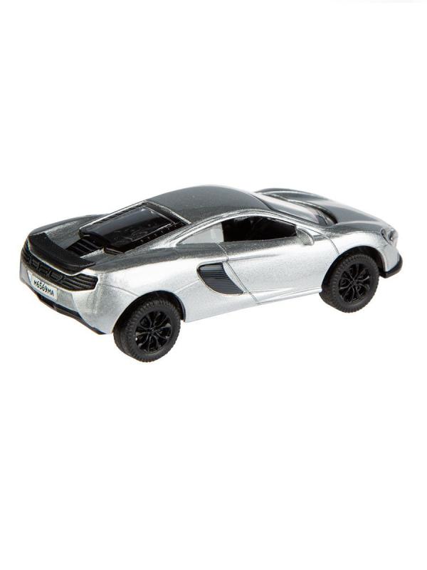 Металлическая машинка Play Smart 1:64 «Mclaren GT» 6590D Автопарк, инерционная / Серебристый