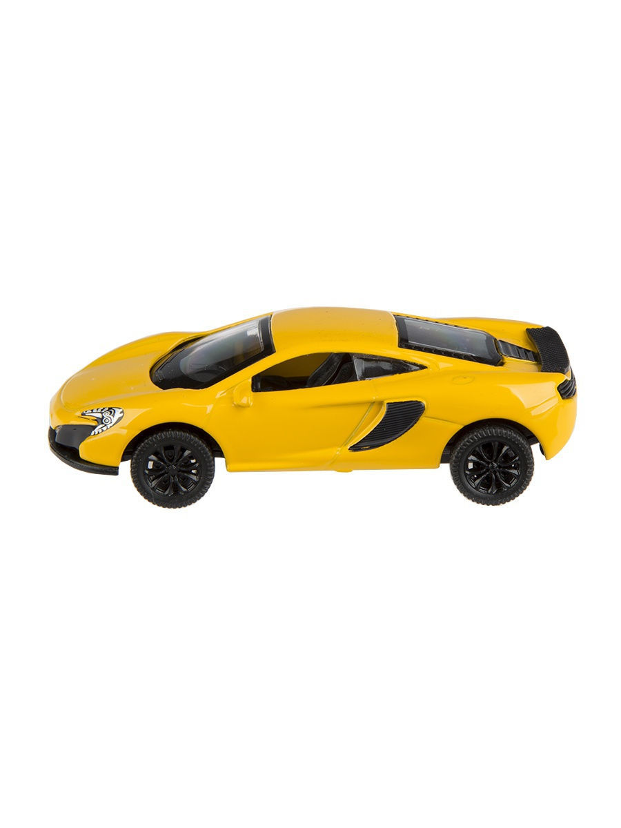 Металлическая машинка Play Smart 1:64 «Mclaren GT» 6590D Автопарк, инерционная / Желтый