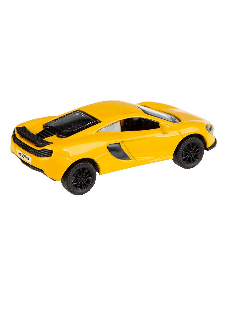 Металлическая машинка Play Smart 1:64 «Mclaren GT» 6590D Автопарк, инерционная / Желтый