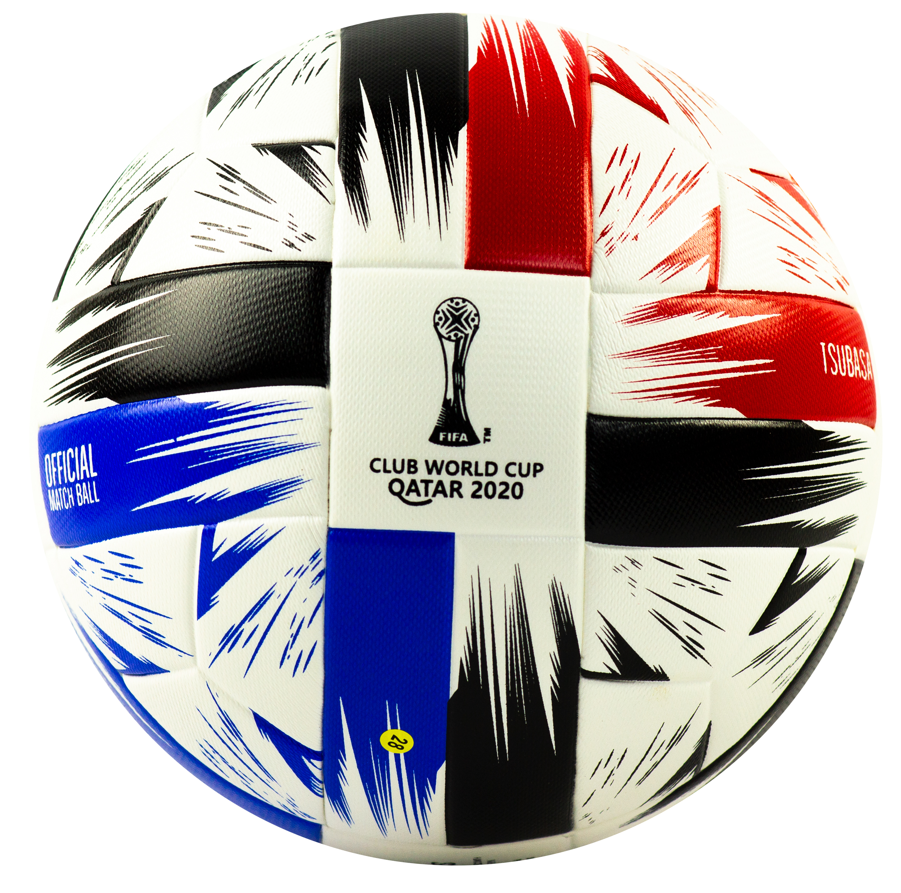 Футбольный мяч «Club World Cup Qatar 2020» размер 5, 16 панелей / Красно-синий
