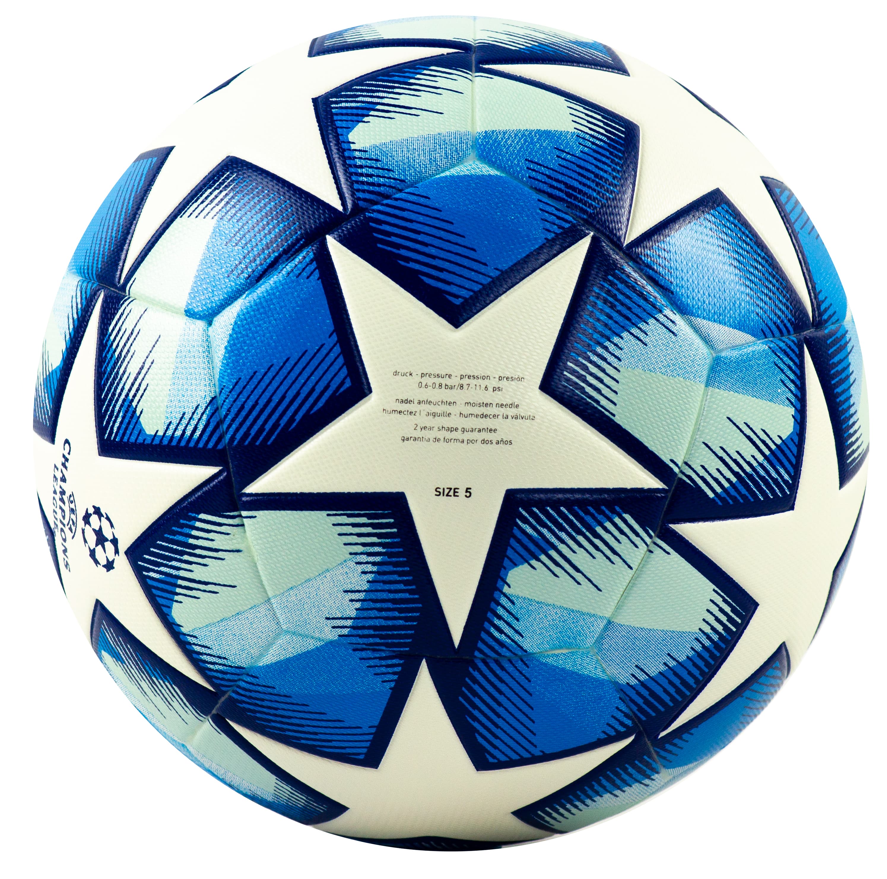 Футбольный мяч «FIN 20 PRO» размер 5, 32 панели / Синий
