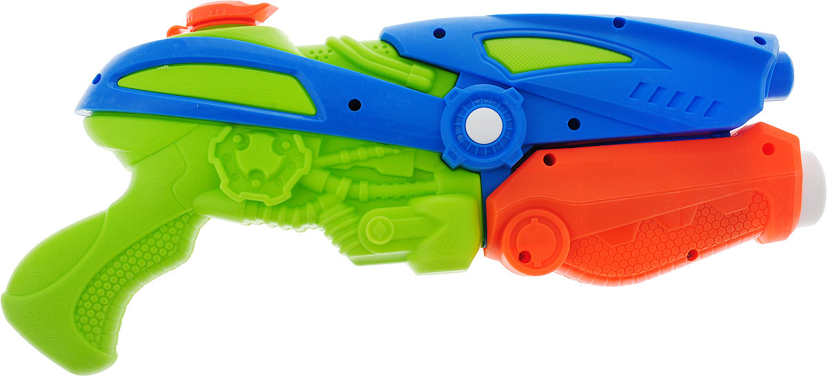 Водяной пистолет детский «Water Gun» 31 см. 6700В / Сине-зеленый