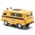 Металлическая машинка 1:32 «Микроавтобус УАЗ Буханка 39625: Служебный» 12 см. 189P-12D, инерционная, свет, звук / Милиция