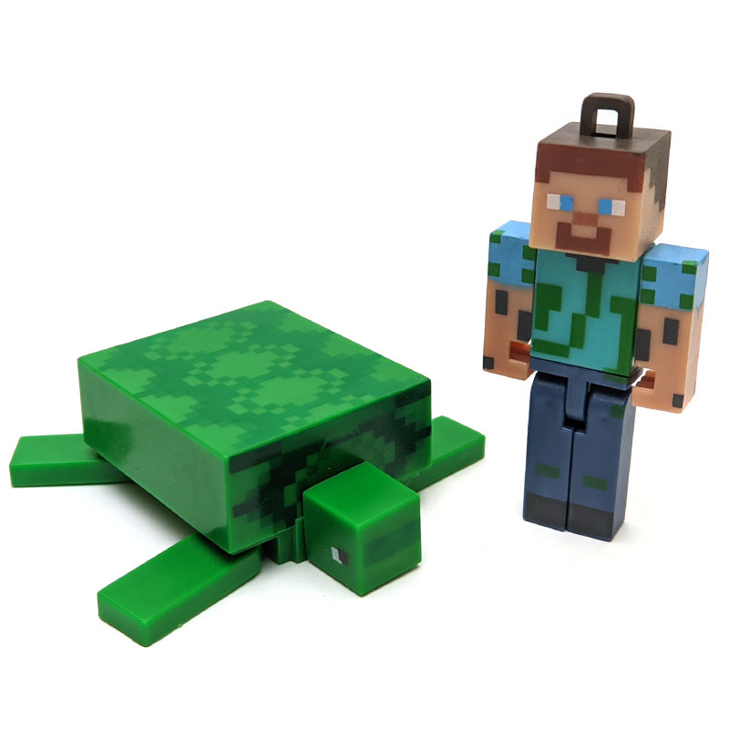 Набор Фигурок Minecraft Craftables Blind Box с карточками 48128, 8 см. / 12 шт.