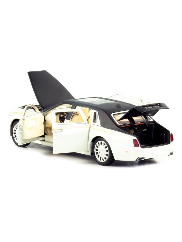 Металлическая машинка Che Zhi 1:32 «Rolls-Royce Phantom» CZ42A, 17 см., инерционная, свет, звук / Микс