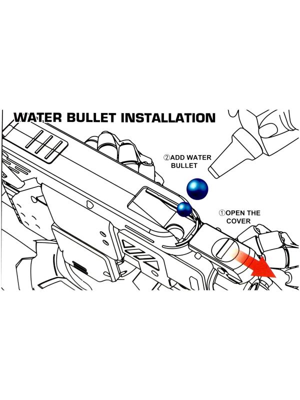 Радиоуправляемая машина 23 см Stunt Shooting Car, стреляет водой, LH-C029 / Микс