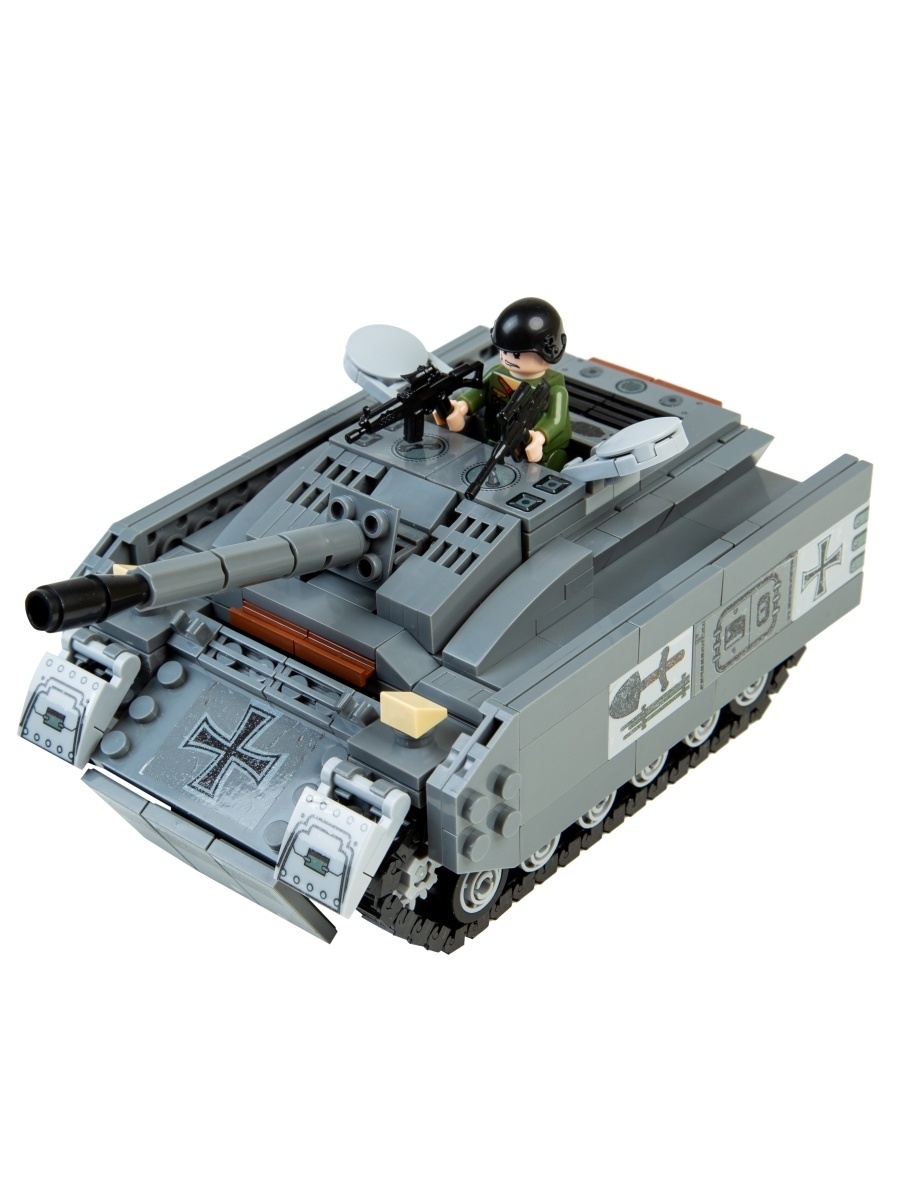 Конструктор ZHBO «Военный танк» 6856 / 474 детали