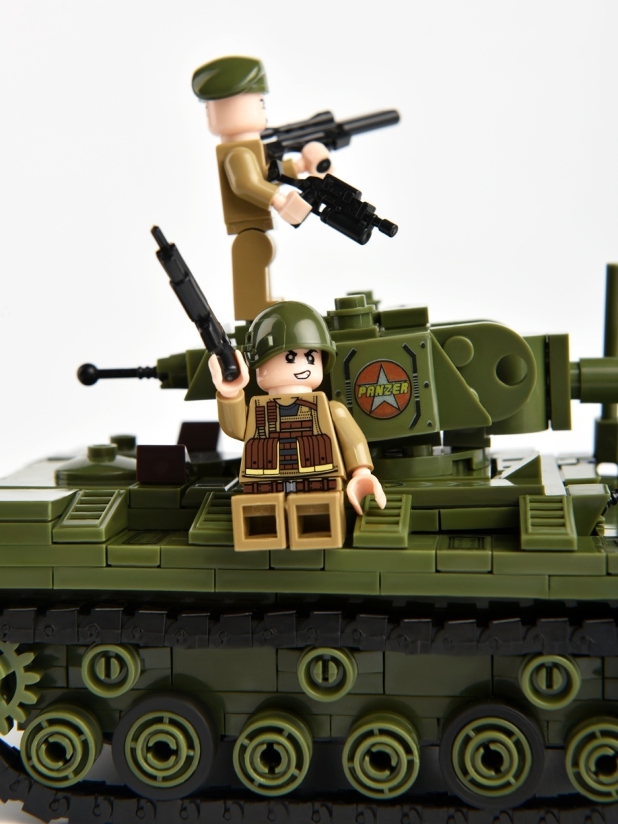 Конструктор ZHBO «Военный танк» 6859 / 460 деталей