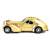 Машинка металлическая Ming Ying 66 1:28 «Классический Ретро автомобиль» MY66-Q20 16,8 см., инерционная, свет, звук / Золотой