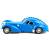 Машинка металлическая Ming Ying 66 1:28 «Классический Ретро автомобиль» MY66-A20 16,8 см., инерционная, свет, звук / Голубой