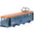 Металлический трамвай Yeading 1:50 «Tatra T3SU» 6635A 18.5 см., инерционный, свет, звук / Синий