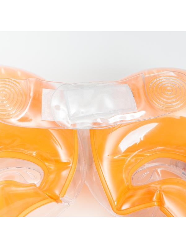 Круг надувной на шею для купания новорожденных и малышей «Подводный мир» 2043 / Оранжевый