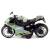 Металлический мотоцикл  Ming Ying 66 1:12 MY66-M2231 15 см. инерционный, свет, звук / Зеленый