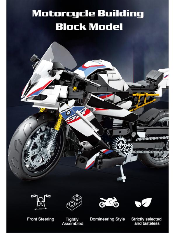 Конструктор Sembo Block «Мотоцикл BMW» 701812 / 814 деталей