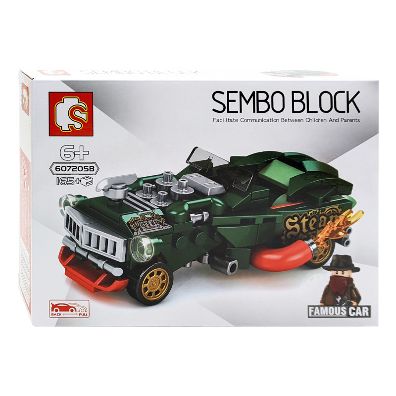Набор конструкторов Sembo Block «Гоночные машины» 607205 / 4 шт.