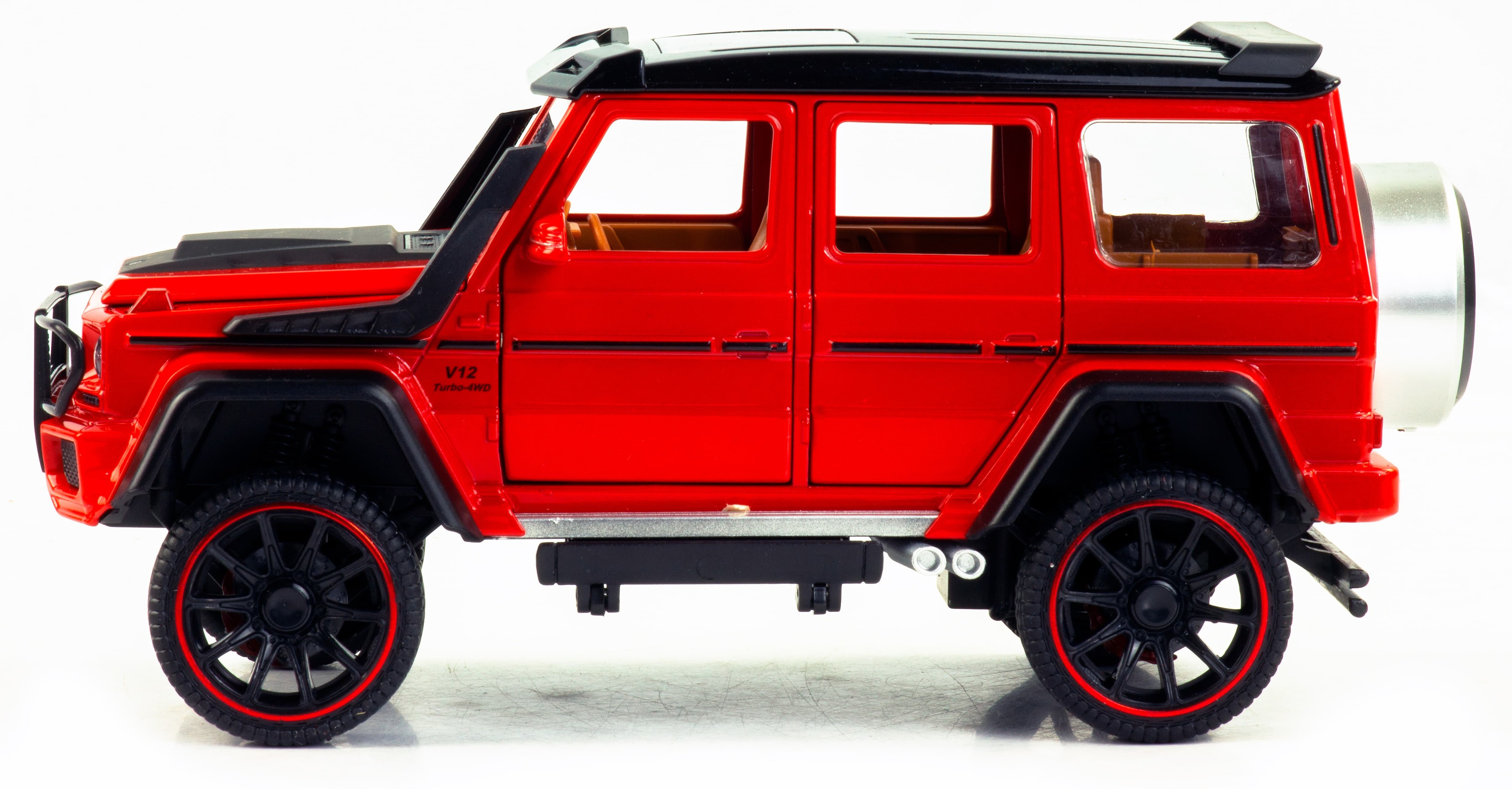 Металлическая машинка HCL 1:22 «Mercedes-Benz G63» HCL-908A, 22 см., инерционная, свет, звук / Микс