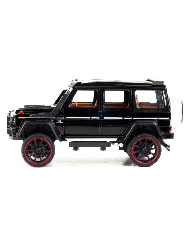 Металлическая машинка HCL 1:22 «Mercedes-Benz G63» HCL-908A, 22 см., инерционная, свет, звук / Микс