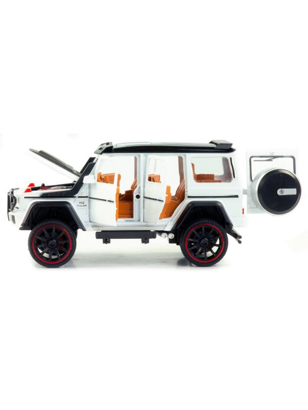 Металлическая машинка HCL 1:22 «Mercedes-Benz G63» HCL-908A, 22 см., инерционная, свет, звук / Микс