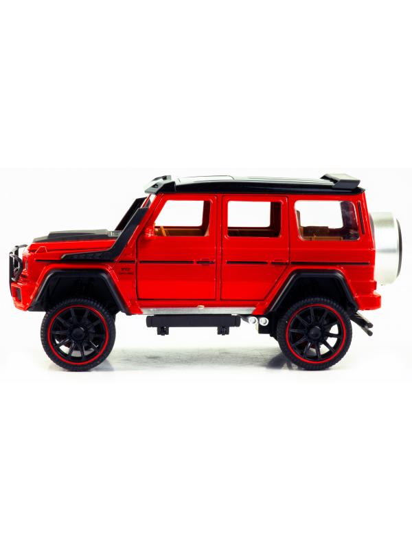 Металлическая машинка HCL 1:22 «Mercedes-Benz G63» HCL-908A, 22 см., инерционная, свет, звук / Микс