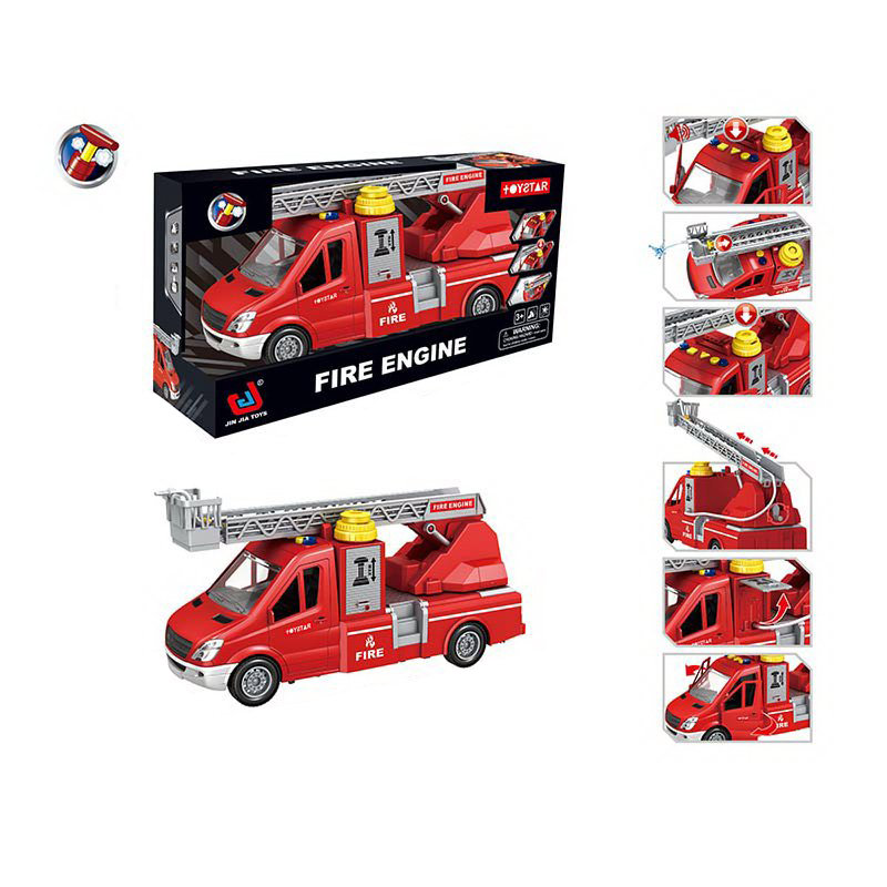 Машинка игрушечная «Пожарная машина» 28. см со световыми и звуковыми эффектами / 666-68P