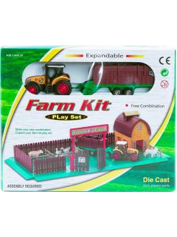Детский игровой набор Farm Kit «Ферма с трактором» PT-419