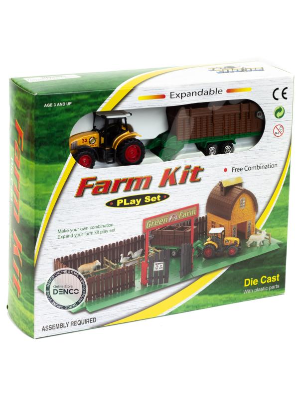 Детский игровой набор Farm Kit «Ферма с трактором» PT-419