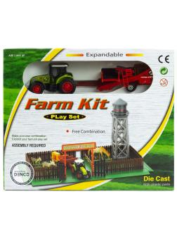 Детский игровой набор Farm Kit «Ферма с трактором» PT-420
