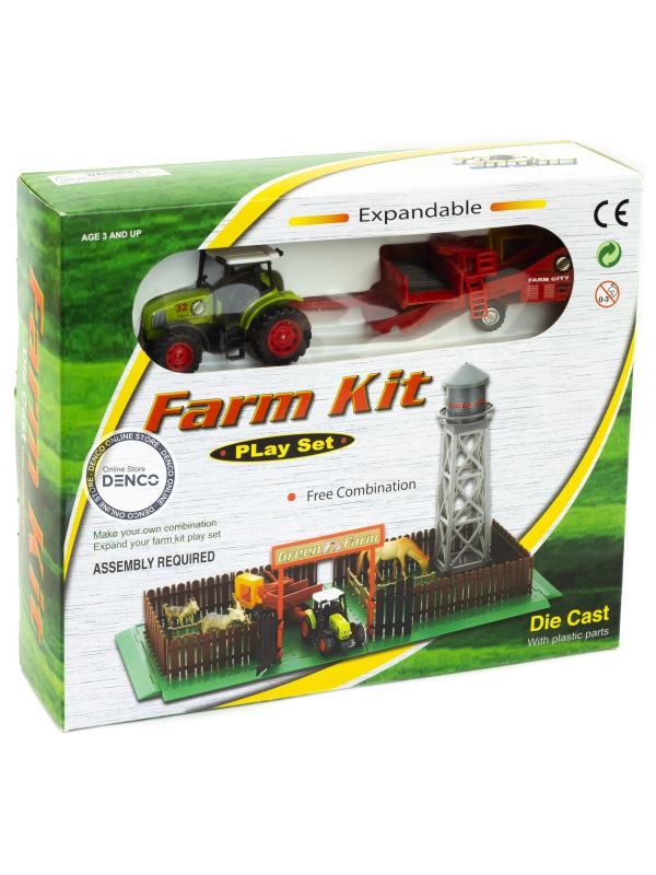Детский игровой набор Farm Kit «Ферма с трактором» PT-420