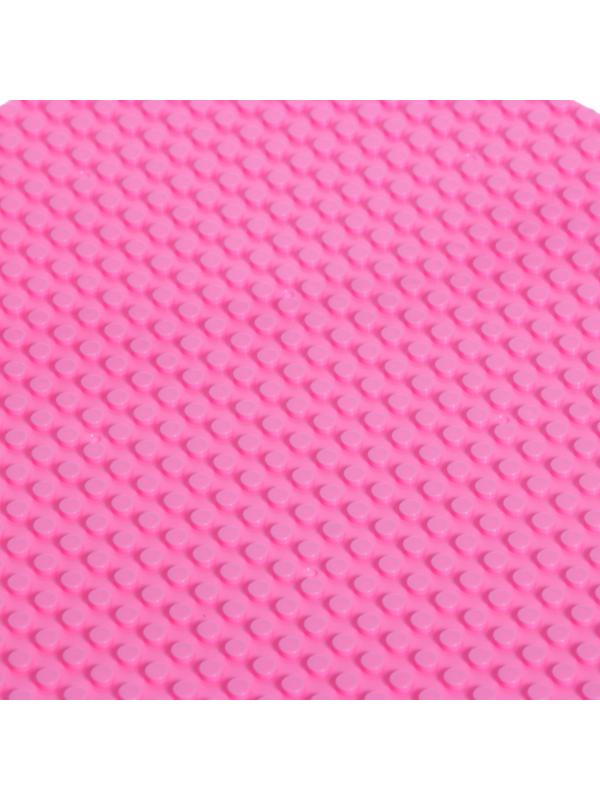 Строительная пластина-основание для блочного конструктора 25,5 x 25,5 см. 90004A / Розовый