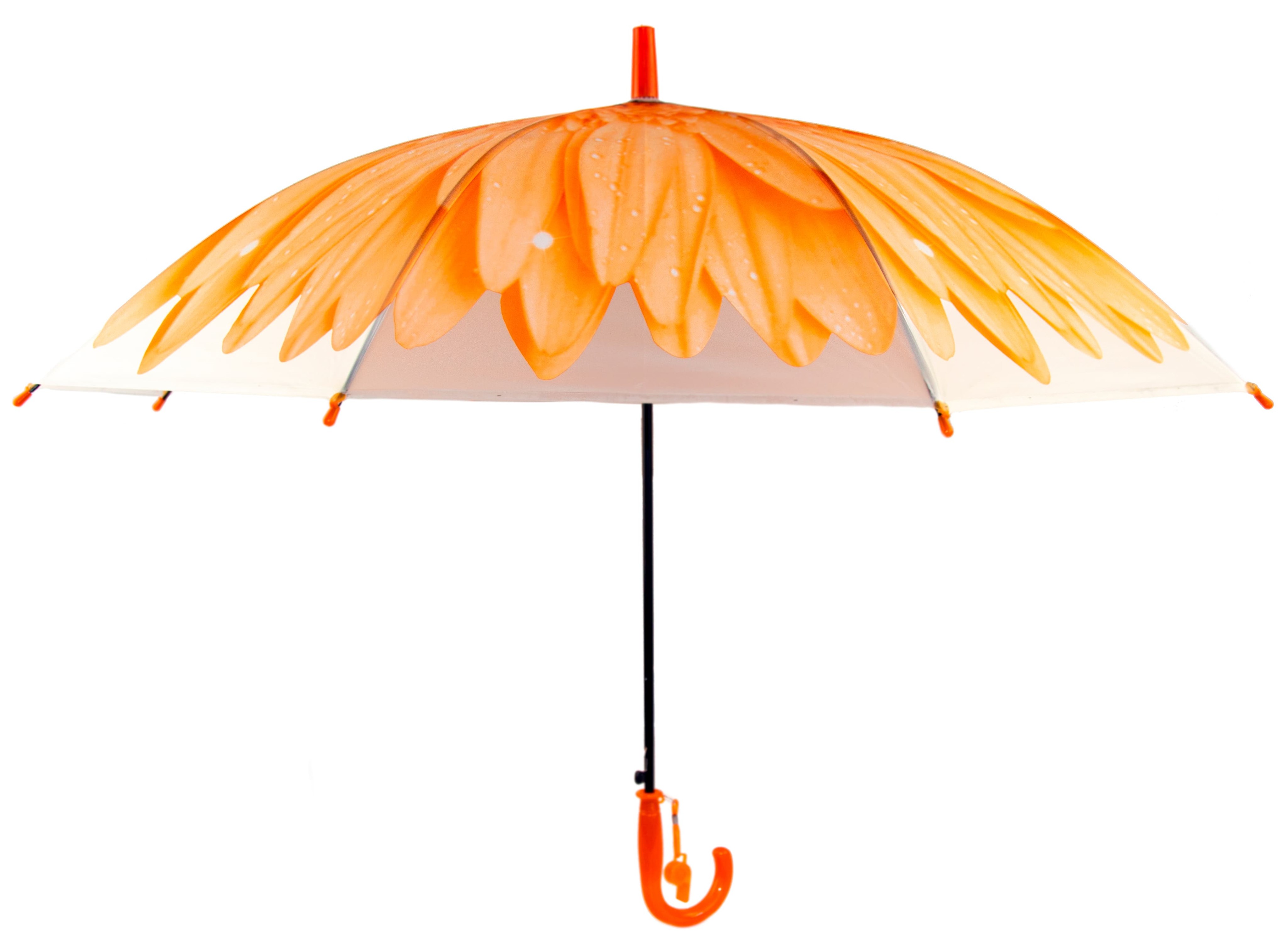 Зонтик детский «Гербера» матовый, со свистком, 50 см. Н45604 / Голубой