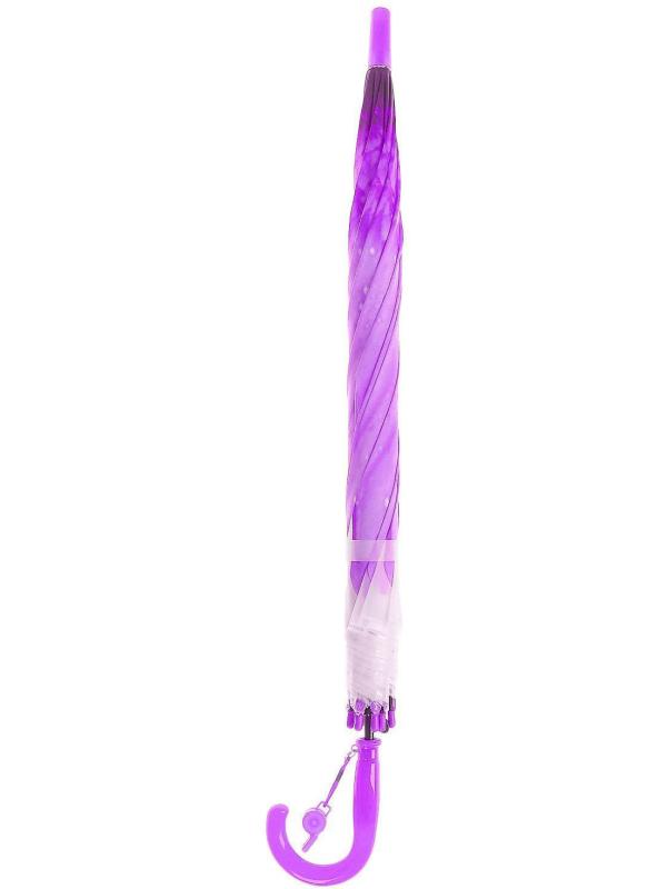 Зонтик детский «Гербера» матовый, со свистком, R=41 см. / Фиолетовый