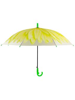 Зонтик детский «Гербера» матовый, со свистком, 50 см. 45604 / Желтый