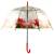 Зонтик детский «Цветы» прозрачный, 82 см. 49793 / Красный