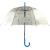 Зонтик детский «Облачко» купольный, прозрачный, 50 см. Н49792 / Голубой