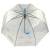 Зонтик детский «Облачко» купольный, прозрачный, 50 см. Н49792 / Голубой
