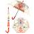 Зонтик детский «Совы» матовый, со свистком, 50 см. Н47230 / Красный
