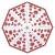 Зонтик детский «Веселые картинки» матовый, со свистком, 65 см. 49799 / Красный
