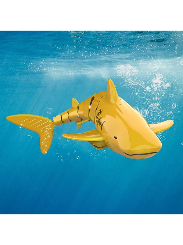 Радиоуправляемая акула «Whale shark» 35 см, подвижные элементы, плавает / 606-19A
