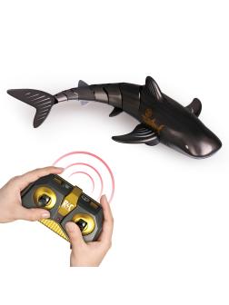 Радиоуправляемая акула «Whale shark» 35 см, подвижные элементы, плавает / 606-19B