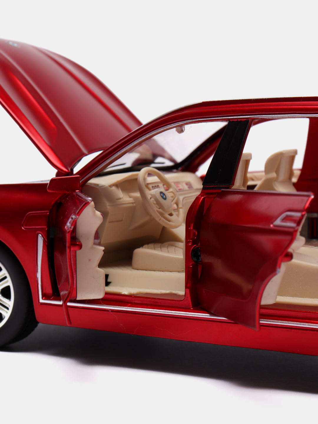 Металлическая машинка Che Zhi 1:24 «BMW X7» CZ115A, 20.5 см., свет и звук, инерционная / Микс