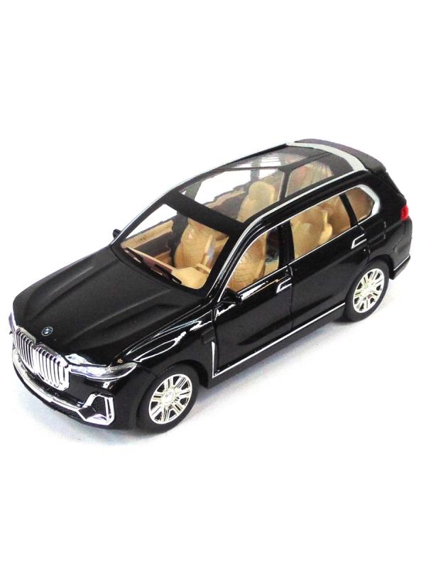 Металлическая машинка Che Zhi 1:24 «BMW X7» CZ115A, 20.5 см., свет и звук, инерционная / Микс