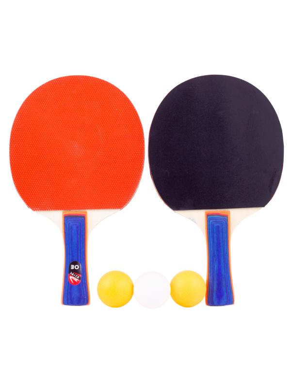Набор из 2-х Ракеток Bosaite для настольного тенниса (Пинг-понга) в чехле с 3 шариками / C44850