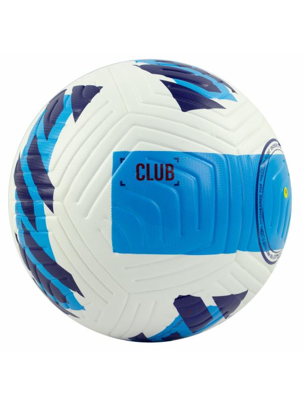 Футбольный мяч Club Elite Strike F33948, размер 5, 12 панелей / Бело-голубой