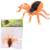Фигурка Abtoys Юный натуралист Пауки Паук оранжево-черный, термопластичная резина