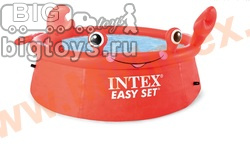 Бассейн надувной Intex Easy Set Happy Crab