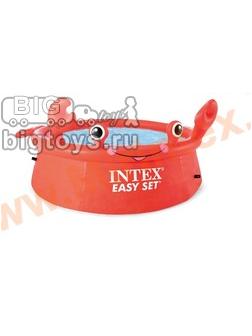 Бассейн надувной Intex Easy Set Happy Crab